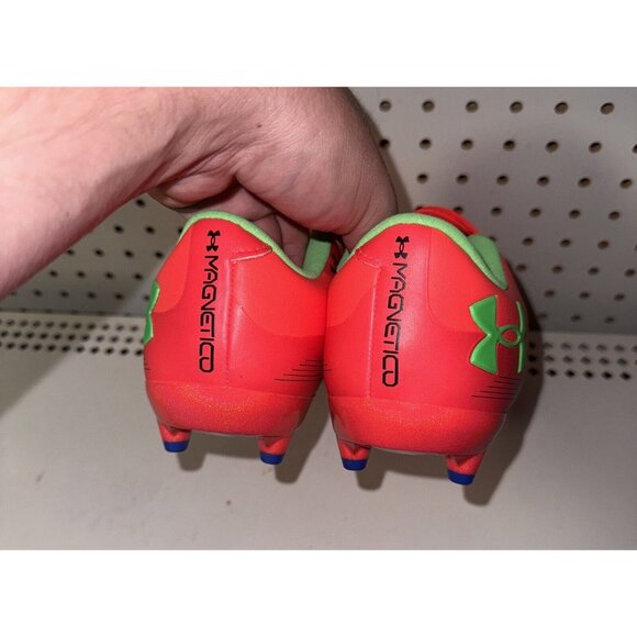 Under Armour Magnetico Pro 3 FG Womens Soccer Cleats Size 11.5 Red Green Blue - Picture 3 of 8